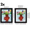 Frame for Kids Art 10x12.5&#x201D; with 8.5x11&#x201D; Mat - Wood with Glass